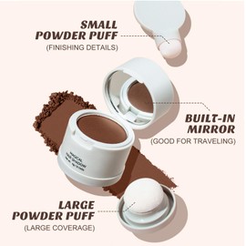 Boobeen Hairline Powder Hair Root Touch-Up Quick Cover Thinning Hair, Waterproof Hair Shadow Concealer Hair Color Filler to Cover Gray Hair, Eyebrow, Multi-use