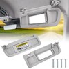 Left and Right Sun Visor Compatible with Honda Civic 2006-2011,
