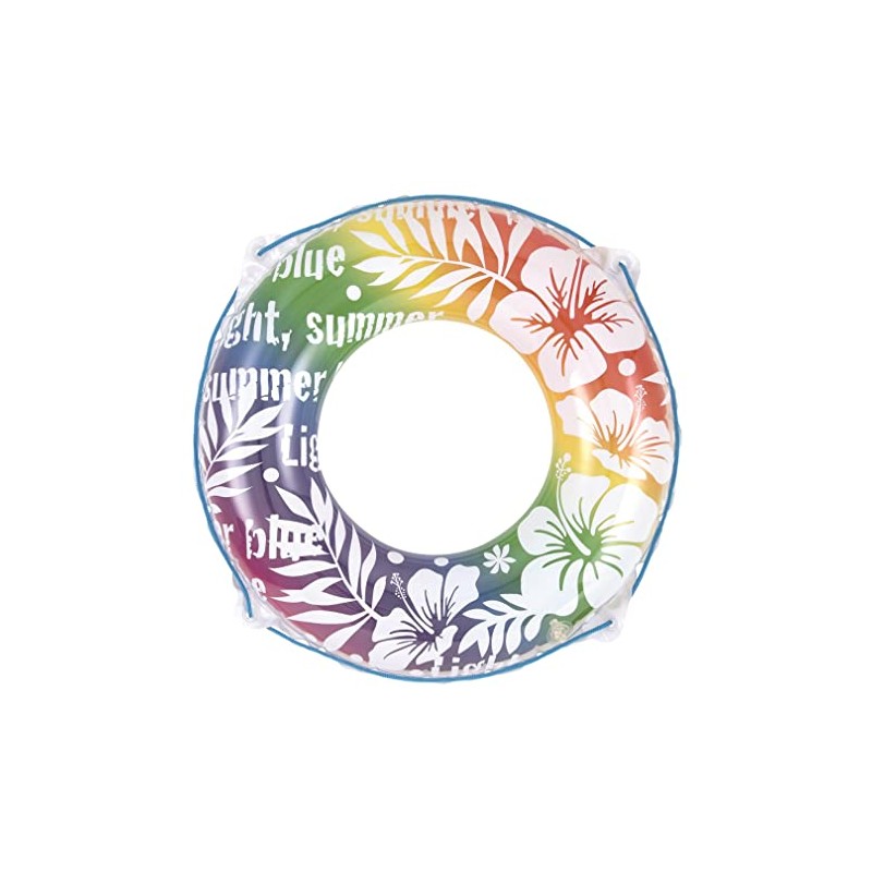 Livelight WR624 Rainbow Hibiscus Floating Ring 27.6 inches (70 cm)