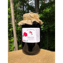 Red Cardinal Store Hibiscus Flower Tincture Herb Extract Double Extraction - 32 oz, Alcohol-infused