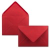 50x stationery sets DIN A5 with C6 envelopes - rose