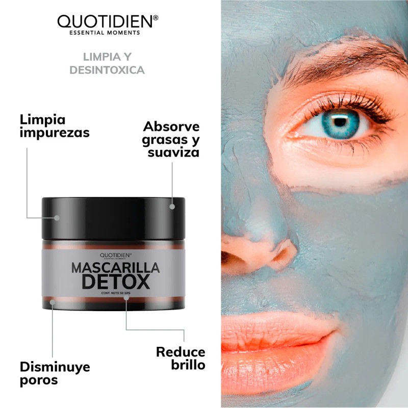 Mascarilla Facial Detox Piel Care
