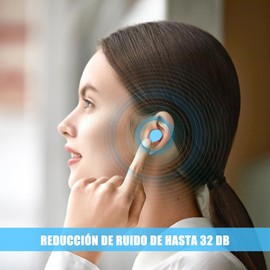 Tapones de Oídos para Dormir YOMYM, 36PCS Tapones Oídos de Silicona Tapones de Cera con Bloqueo de Sonido Nivel 32dB, Tapones Oidos Alberca para Natación, para Estudiar, Viajar