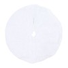 35.4in Christmas Tree Skirt White Fine Workmanship Soft Thick Fluffy
