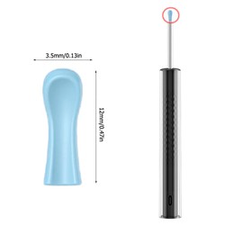 DeaHea 50 Pack Ear Wax Removal Tips Replacement Disposable Silicone Earwax Remover Rubber Tips Cover Caps for Ear Wax Removal Tool Camera Otoscope Ear Canal Cleaner Ear Camera Ear Scope