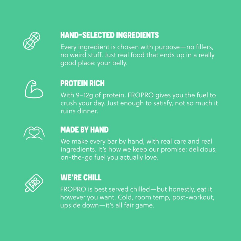 FROPRO Plant Protein Snack Bars - Plant Based Protein Bars,