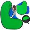 Blue Green Screen Backdrop Double Sided Collapsible Greenscreen Backdrop with