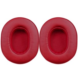 Replacement Ear Pads for Skullcandy Venue Wireless ANC, Headphones Ear Cushions Covers for Skullcandy Crusher Wireless/Evo/Hesh ANC/EVO/Crusher ANC Headset Accessories Ear Cups-Black. (Dark Red)