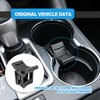 CmeRto Cup Holder Insert Divider, Compatible with 2014-2019 Toyota Highlander,