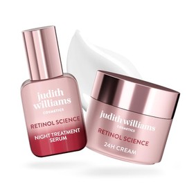 Judith Williams Cosmetics Retinol Set face cream 50 ml & Serum 30 ml | 2-piece, mature skin, anti-ageing, smoothing, firming, revitalising, skin barrier strengthening, retinol science, niacinamide