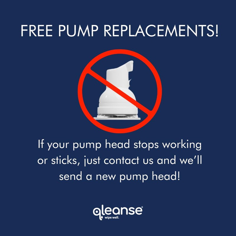 Qleanse Toilet Paper Foam Spray and Caddy (Family Pack)