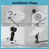 Starlink Mini Pole Clamp Mount, Angle Adjustable Clamp Mounting Bracket