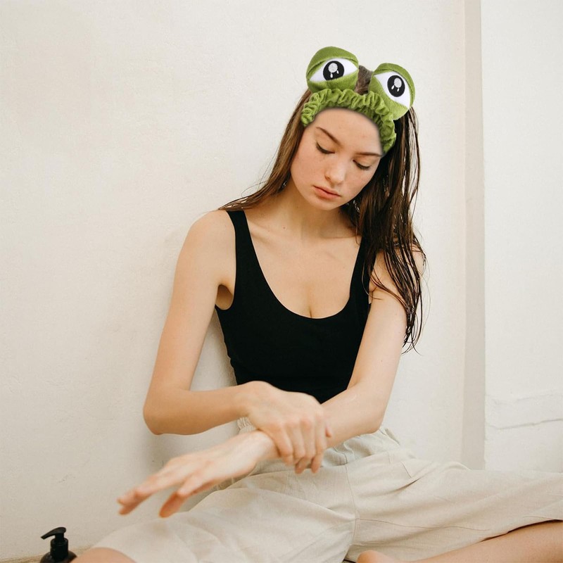 Pack of 2 Frog Eye Mask, Travel Eye Mask, Sleeping