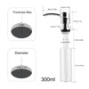 SAMODRA Kitchen Sink Soap Dispenser,Lotion Dispenser,ABS Dispenser Chrome Built-in Pump
