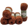 5 x 100 g Ilkadim Export Alpaca Royal Knitting Wool,