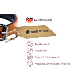 Schnüffelfreunde Leather Dog Collar