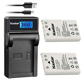 Kastar Battery (X2) & Slim LCD Charger for EN-EL5, ENEL5, MH-61 and Coolpix 3700, 4200, 5200, 5900, 7900, P3, P4, P80, P90, P100, P500, P510, P520, P530, P5000, P5100, P6000, S10 Cameras