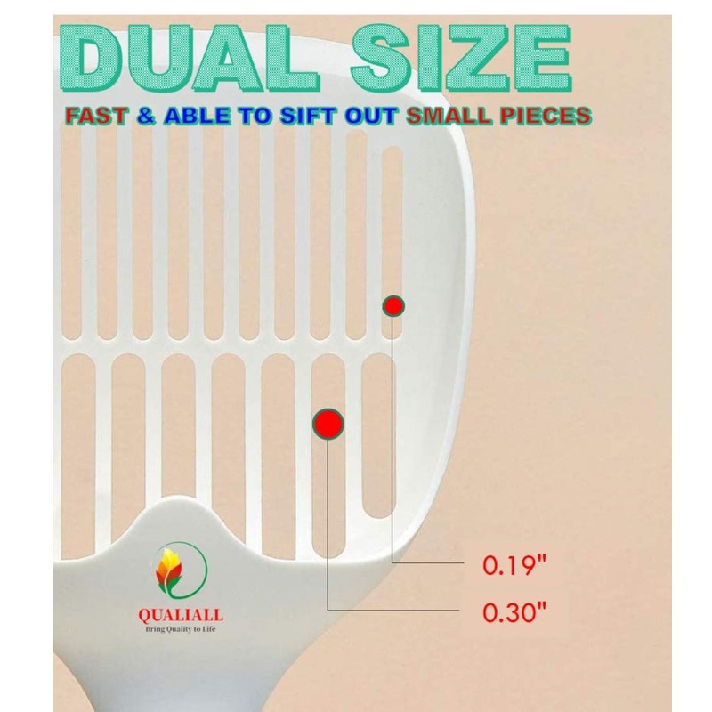 QUALIALL Cat Kitty Litter Box Poop Pooper Scoop Scooper for