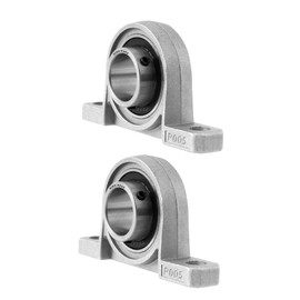 XiKe 2pcs KP005 Bore 25mm Zinc Alloy Pillow Block Bearing Flange Fit for 3D Printers, DIY, CNC Machines, Robots and Linear Motion Systems