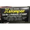 Xstamper 10 in 1 Phrase Stamp- #81013, Accounting Model- BLUE