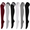 DRESHOW 6 Pairs Long Socks Thigh High Socks Tights Over