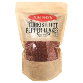 Aksoy Premium Quality Turkish Hot Red Pepper Flakes 200GR || Flakes size 3-4mm