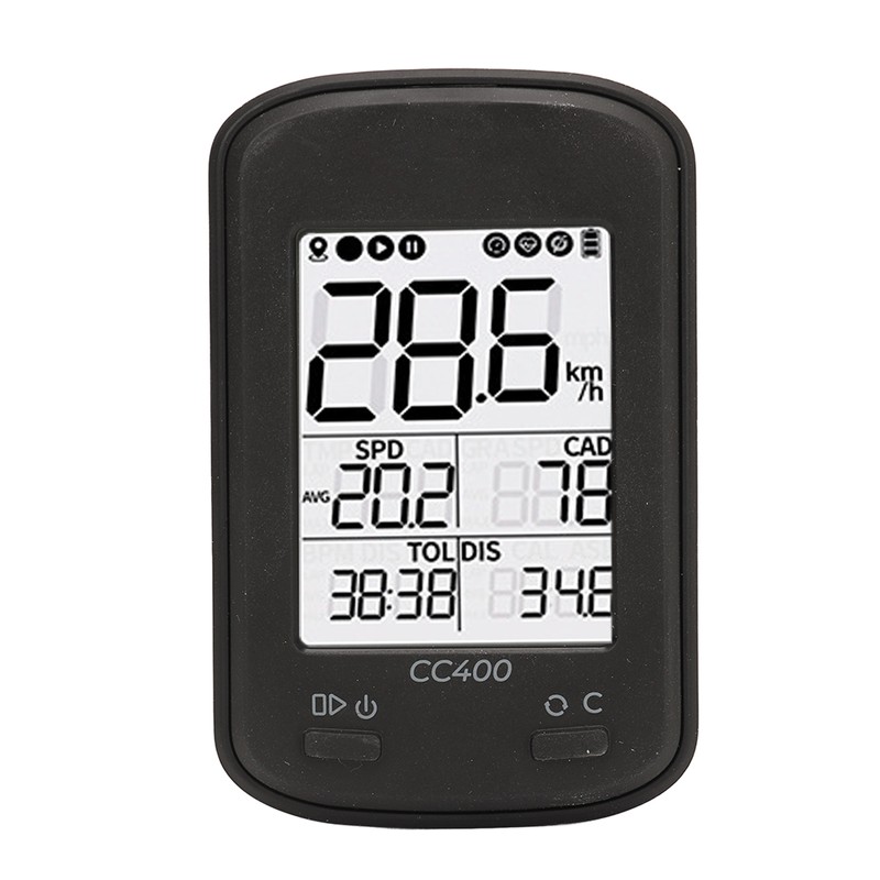 CC400 GPS Bike Computer Wireless Waterproof Bicycle Speedometer Odometer Cycling