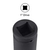 sourcing map 1" Drive by 30mm 6-Point Impact Socket, CR-MO