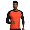 DEMMET Men's surfsuits, Summer Long-Sleeved Swimsuits, Sunscreen UPF 50+ Quick-Drying