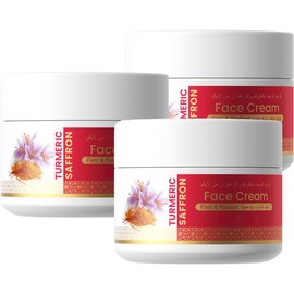 Turmeric Saffron Facial Moisturizer for Women, for All Skin Types (3 Pcs)