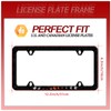 Moon Phase License Plate Frame Stainless Steel Black License Holder