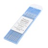 10Pcs Zirconiated Tungsten Electrodes WZ8 White Tip for AC Tig