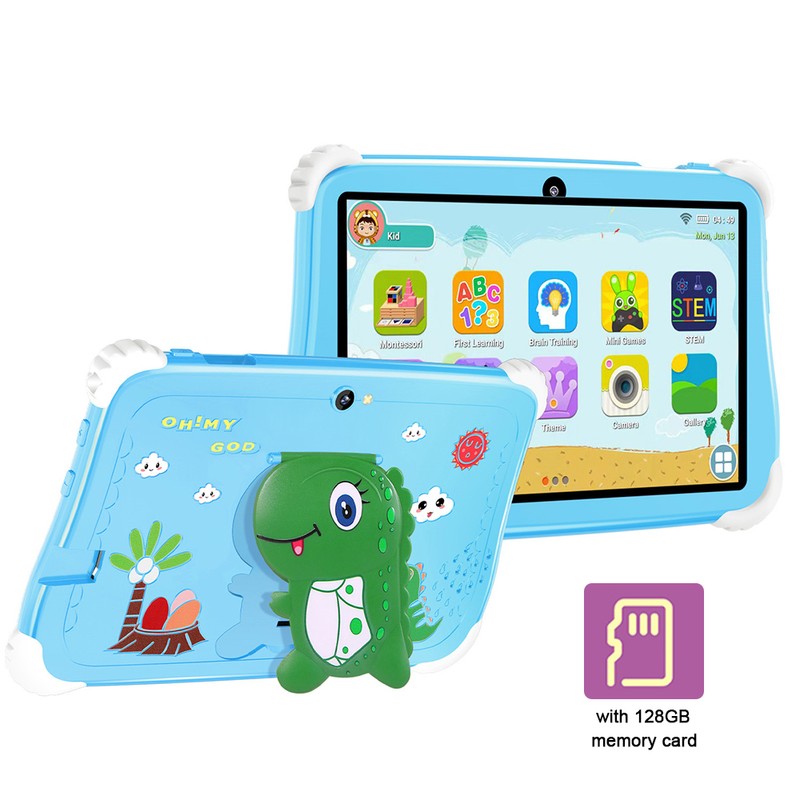 Kids Tablet 7-inch Android 10 4GB+64GB 1960*1080 High-Clear Screen Learning