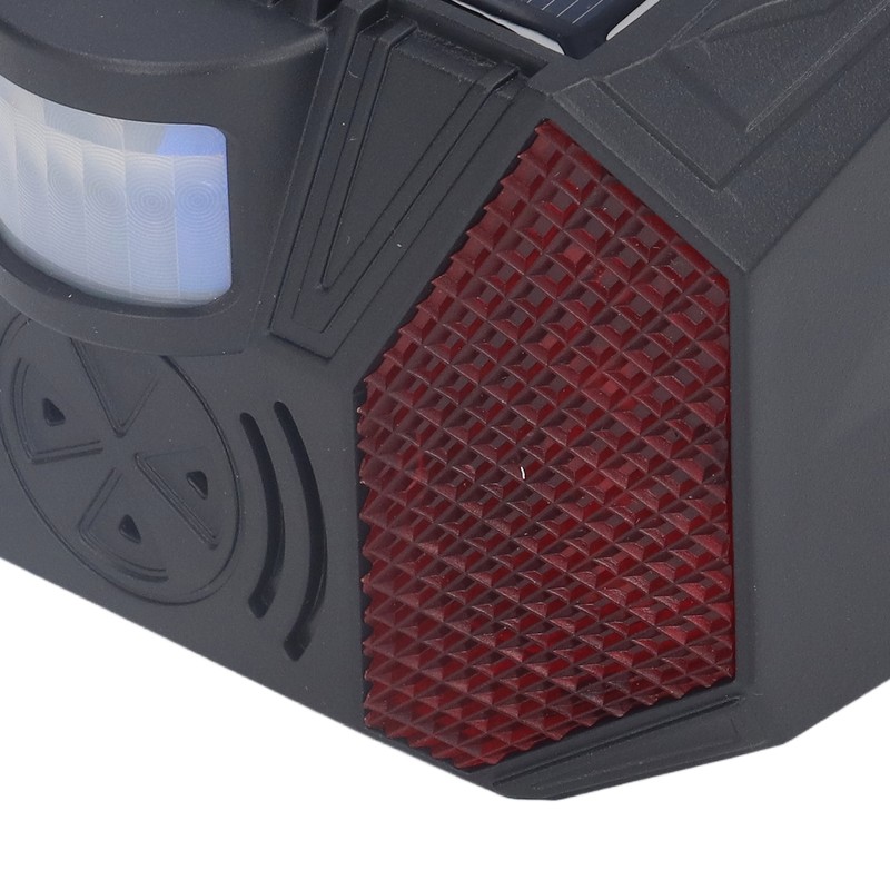 Solar Alarm Lamp IP65 Waterproof Infrared Siren Sound Light Alert