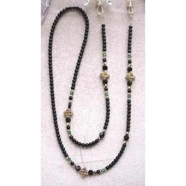Unbranded !! IRISH GOLD CELTIC KNOT WITH FINE EUROPEAN CRYSTALS