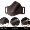 Topstache Handmade Leather Pocket Knife Sheath for Belt,EDC Belt Folding