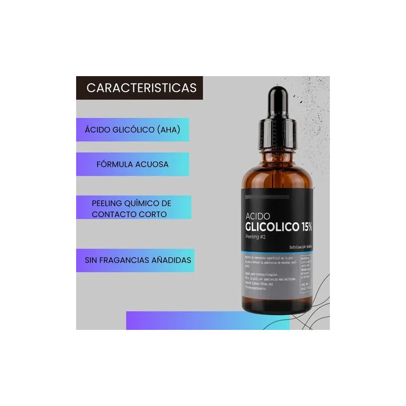 50 Ml Ácido Glicólico Solución Peeling Aha Al (15)