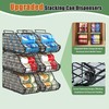 8-Pack Can Organizer for Pantry, Stackable Cabinet Food Shelves for