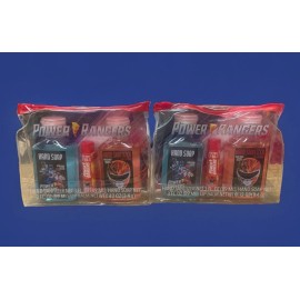 Hasbro Kids Hasbro Power Rangers Hand Soap, Lip Balm, Hand Sanitizer Gift Bag Lot Of 2