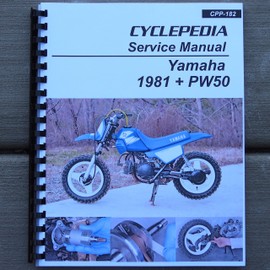 i5motorcycle Service & Repair Manual for Yamaha PW50 PW 50 Peewee MiniBike 1981-2023