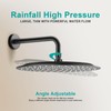 AULEEND All Metal Rain Shower Head - Heavy Duty Stainless