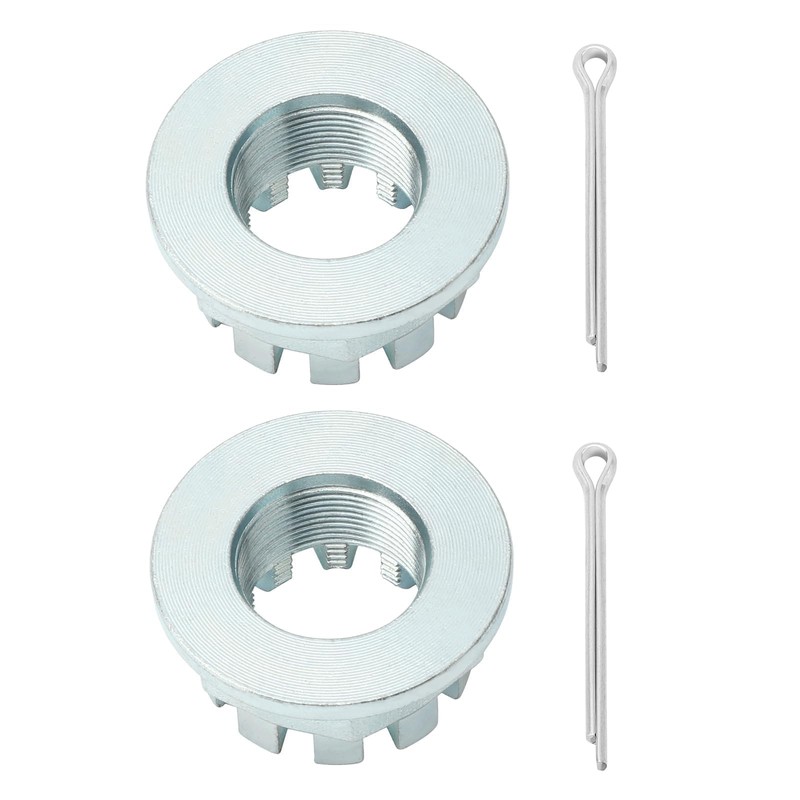 M MATI 2 Pcs Front Axle Nuts with Pins for