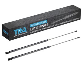 TRQ Driver & Passenger Side Hood Lift Support Shock Strut Set Compatible with 2002-2006 Toyota Camry