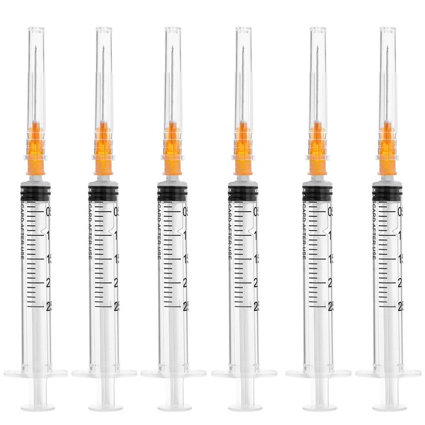 Shudyear Shudyear 20 Pack 2.5ml/cc 25Ga Plastic Tube Lab Dispensing