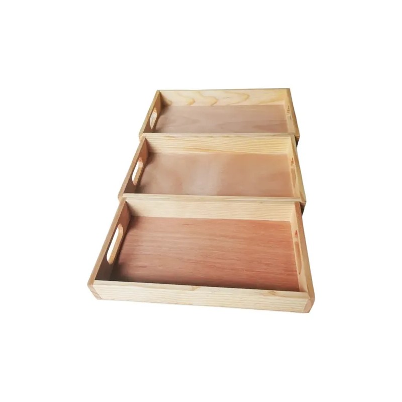 Set De Bandejas Apilables Estilo Montessori