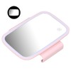 Car Sun Visor Makeup Mirror Surround LED Lights Touch Screen