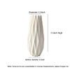 Modern Simple Ceramic Dried Flower vase Rivet Modern Angled Stoneware