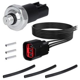 Fuel Pressure Sensor with Repair Wiring Harness Fit for 2011-2016 Ford F-250 F-350 F-450 F-550 Super Duty 6.7L Diesel, Replaces Ford Switch Pressure BC3Z-9S599-C, BC3Q-9S599-BA, BC3Q-9S599-AB