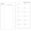 newestor 2026 Weekly Planner Insert Personal A6, 1 Week on