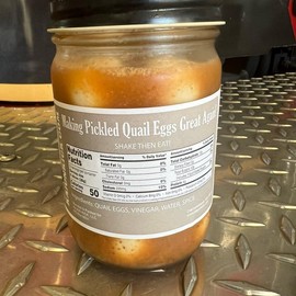 Quail eggs pickled (mild)